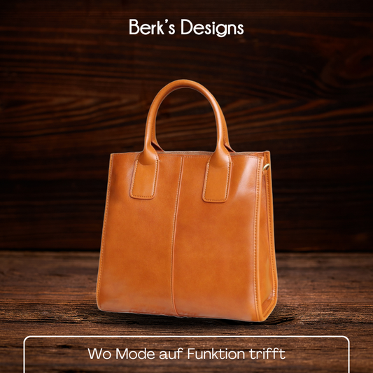 BERK | Klassische Lederhandtasche