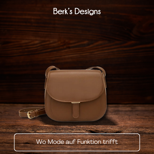 BERK | Retro Saddle Crossbody Tasche