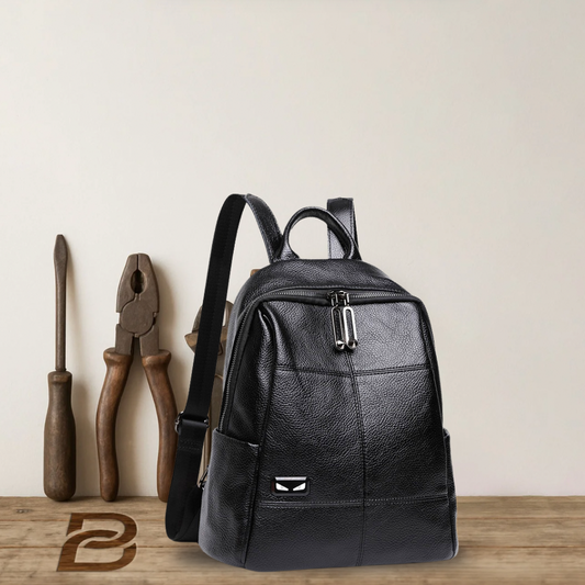 BERK | Laptop-sicherer Lederrucksack