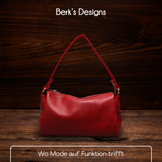 BERK | Simply Chic Leder Zwei-Wege-Tasche