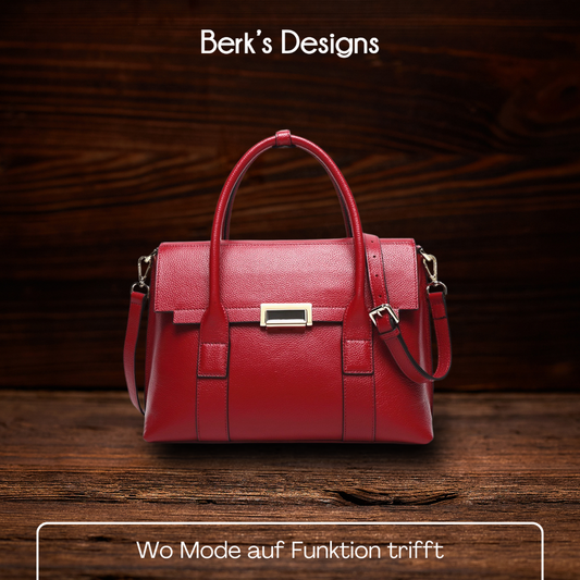 BERK | Echtes Leder Schloss Schnalle Tasche