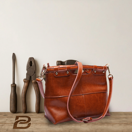 BERK | Echtes Leder Retro-Damen-Messenger-Tasche