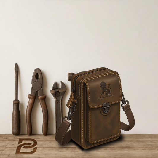 BERK | Mini-Messenger-Lederumhängetasche