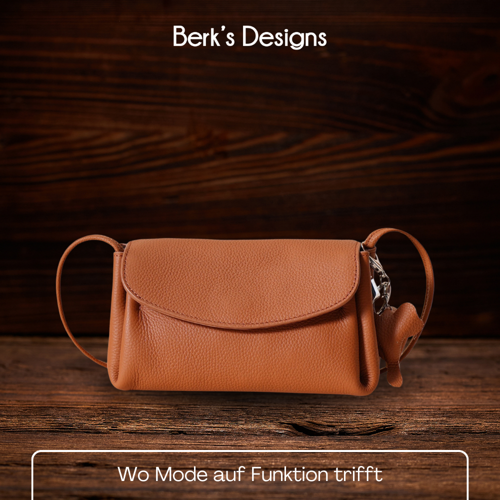 BERK | Envelope Crossbody Ledertasche