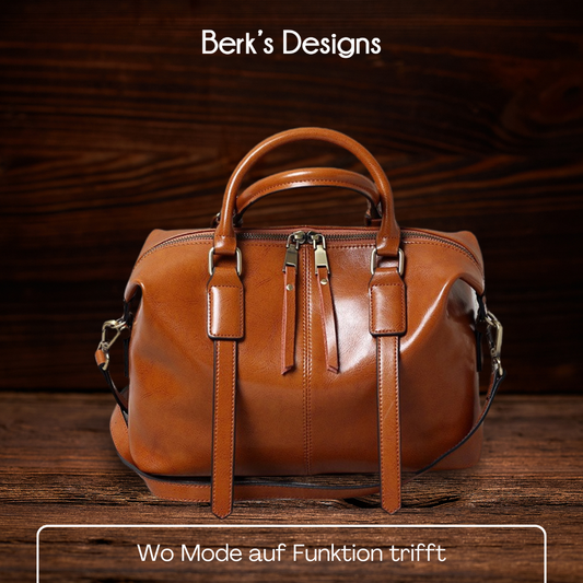 BERK | Mittelgroße Schulranzen im Vintage-Design