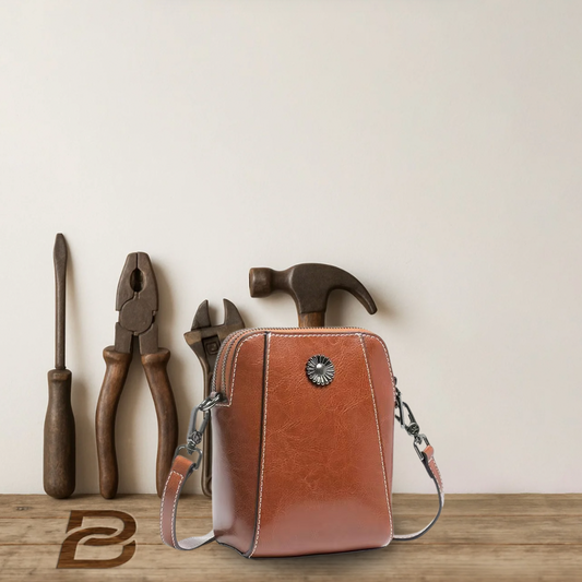 BERK | Klassische Leder-Crossbody-Tasche