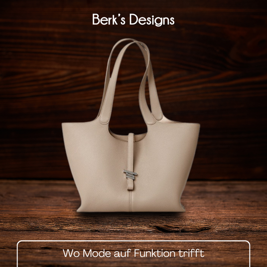 BERK | Elegante moderne Lederhandtasche