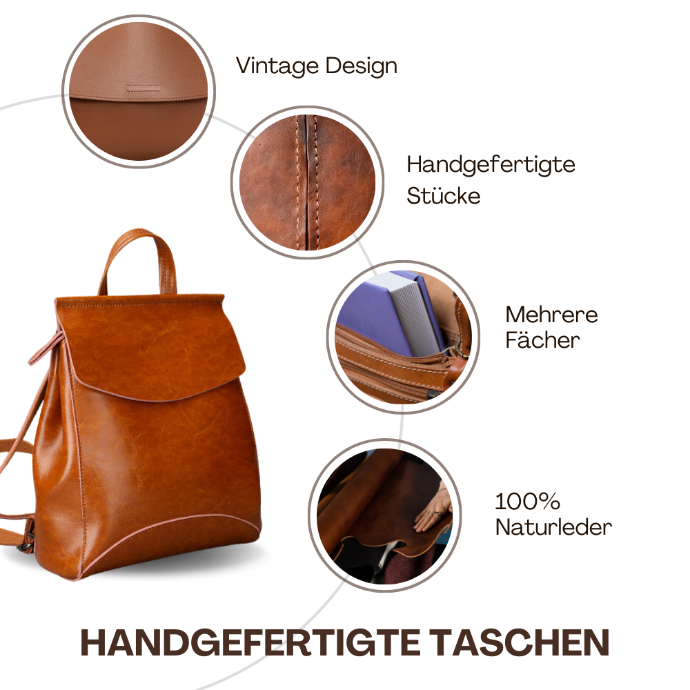 BERK | Rucksack aus echtem Leder