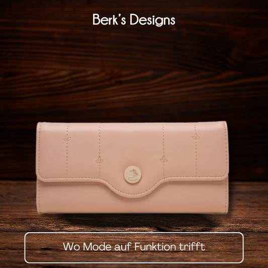 BERK | Münztasche - Elegante Brieftasche mit drei Fächern