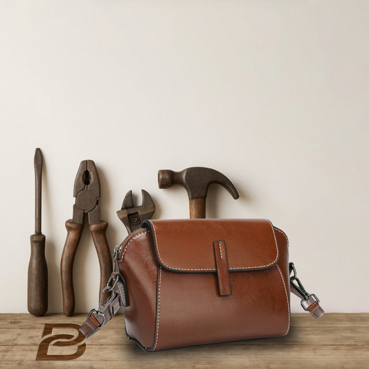 BERK | Umhängetasche aus echtem Leder im Vintage-Stil