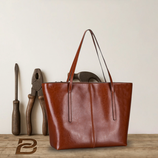BERK | Shoppertasche aus klassischem Glattleder