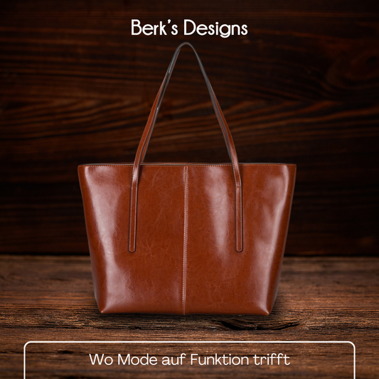 BERK | Shoppertasche aus klassischem Glattleder