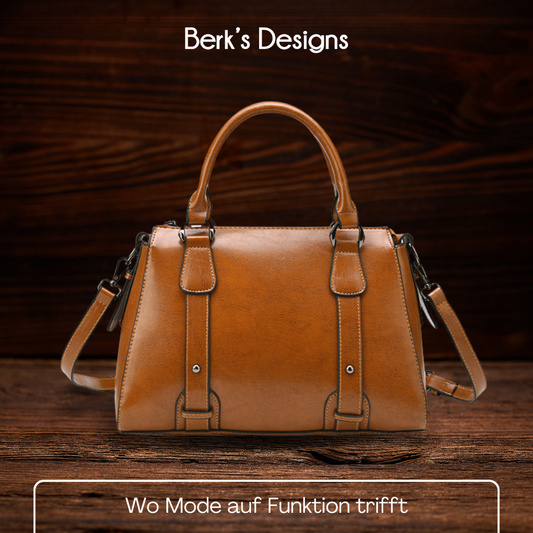 BERK | Zwei-Wege-Tasche aus echtem Leder