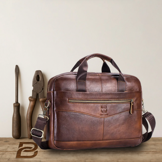 BERK | Premium-Laptop-Tasche aus Leder
