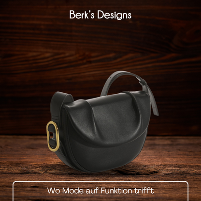 BERK | Raffinierte Tasche aus weichem, genarbtem Leder