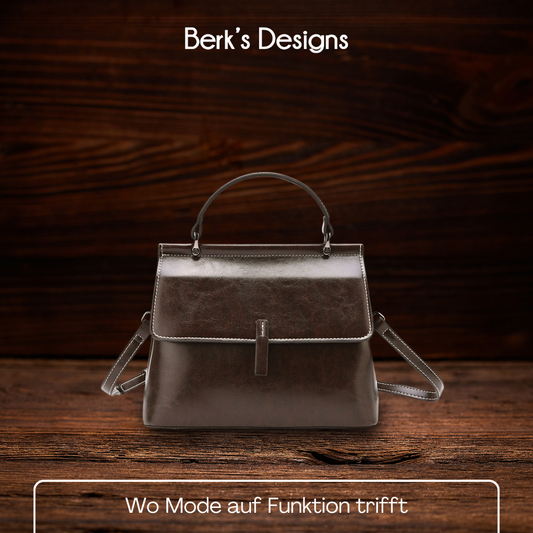 BERK | Eleganter Schulranzen aus Glattleder