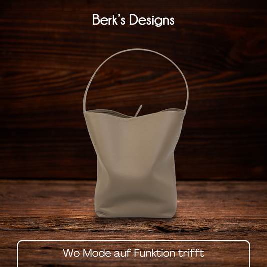 BERK | Eimertasche aus Leder im Lazy-Style