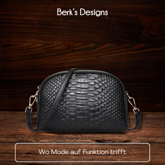 BERK | Mini-Crossbody-Tasche mit Kroko-Muster