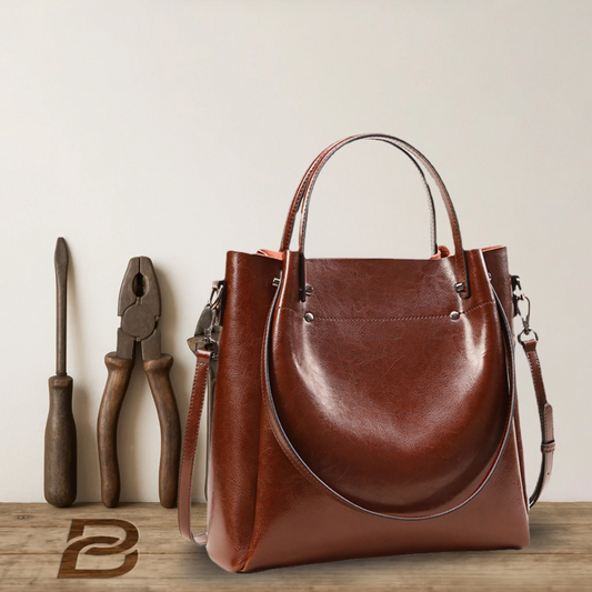 BERK | Elegante Zwei-Wege-Tasche aus echtem Leder