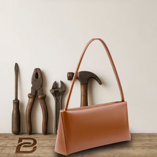BERK | Minimalistische Chic Leder-Umhängetasche