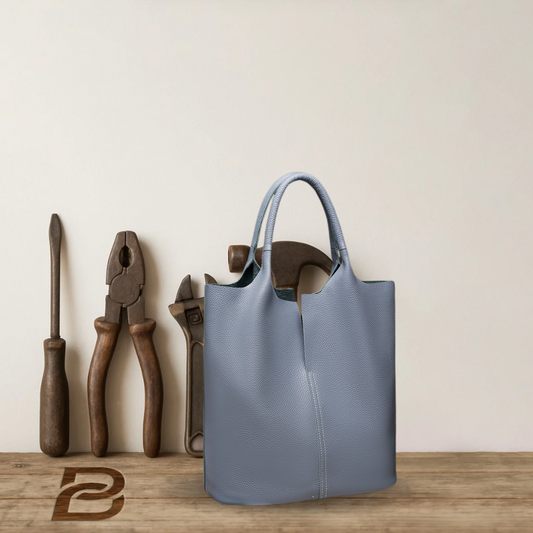 BERK | Leder-Tote mit verstärktem Griff und Etui