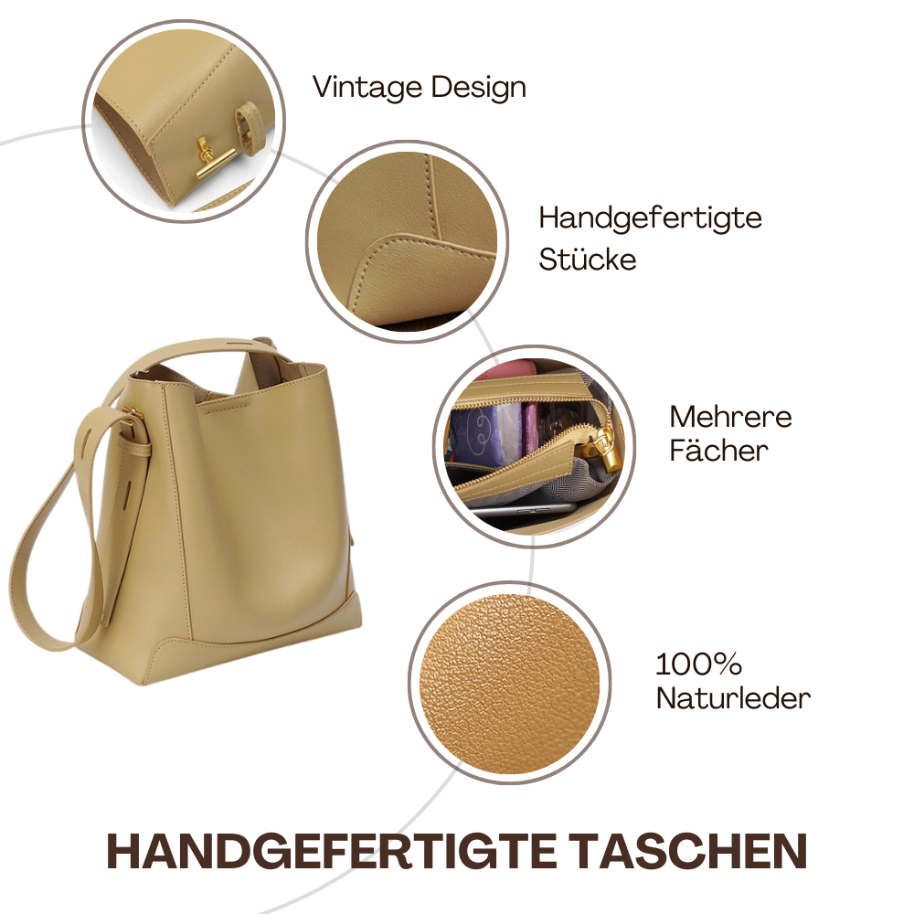 BERK | Soft Slouchy Leder Umhängetasche