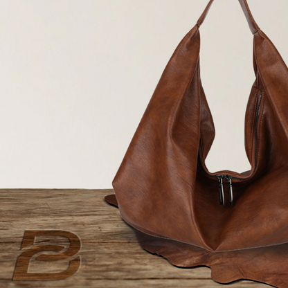 BERK | Hochwertige Leder-Tote-Tasche in Übergröße