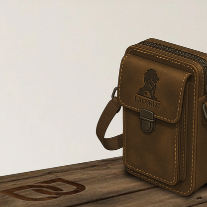BERK | Mini-Messenger-Lederumhängetasche
