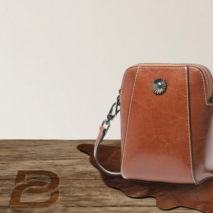 BERK | Klassische Leder-Crossbody-Tasche