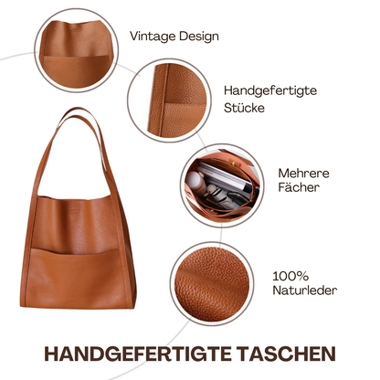 BERK | Klassische Leder-Umhängetasche