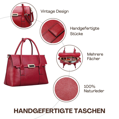 BERK | Echtes Leder Schloss Schnalle Tasche