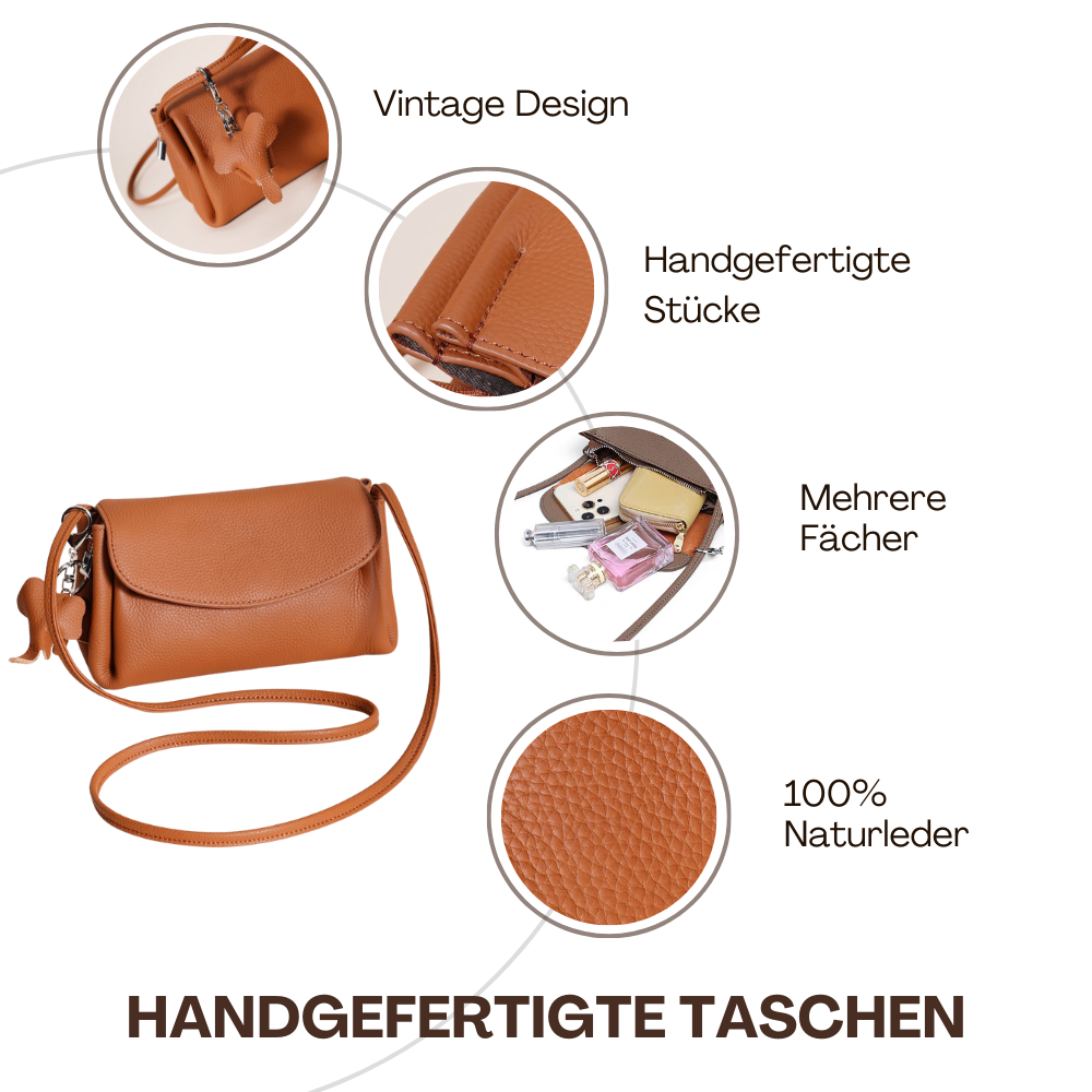 BERK | Envelope Crossbody Ledertasche