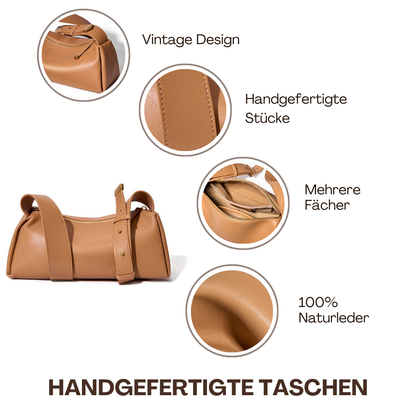 BERK | Baguette Umhängetasche aus echtem Leder