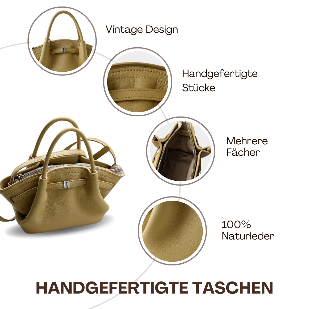 BERK | Schicke Bucket Bag aus weichem Leder