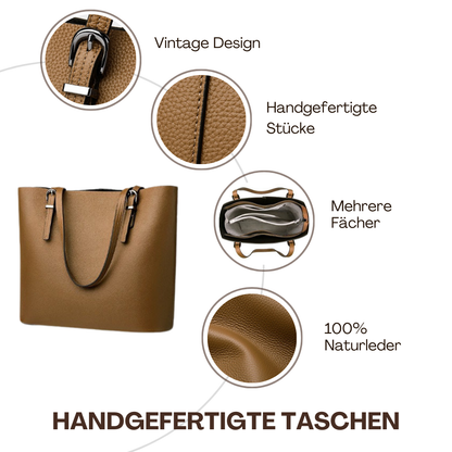 BERK | Klassische und elegante Tote Bag aus Leder