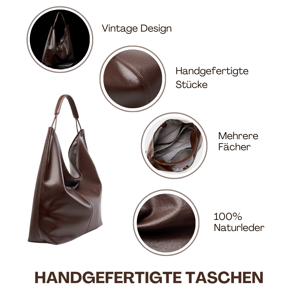BERK | Vielseitige Ein-Schulter-Tasche aus Leder