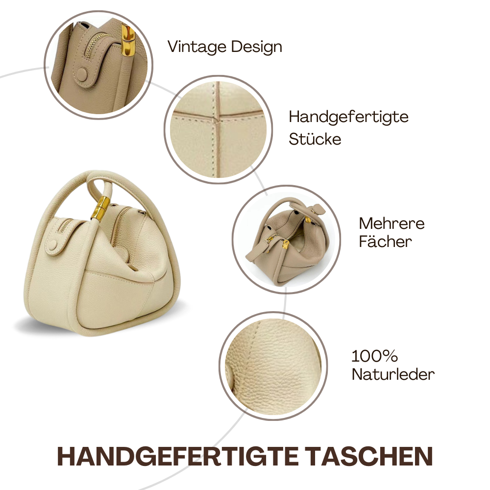 BERK | Echtes Leder Bucket Tote Bag