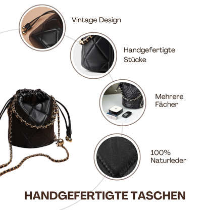BERK | Drawstring Chain Lederrucksack