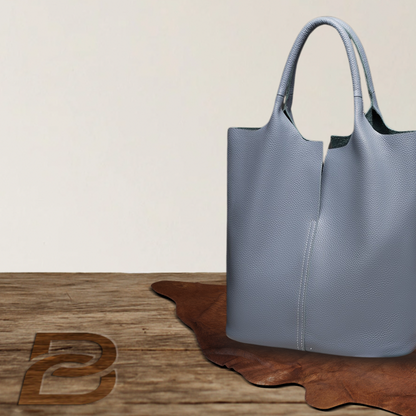 BERK | Leder-Tote mit verstärktem Griff und Etui