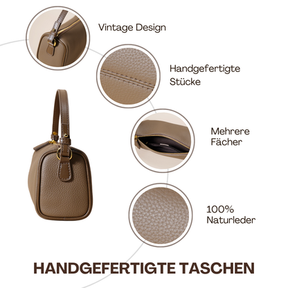 BERK | Schlanke Lederhandtasche - Umhängetasche