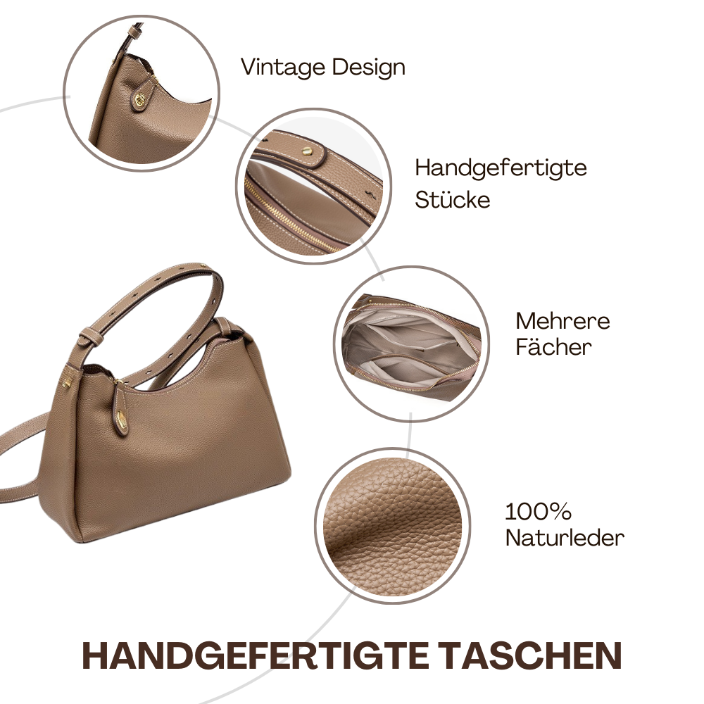 BERK | Hochwertige Crossbody-Tasche aus echtem Leder