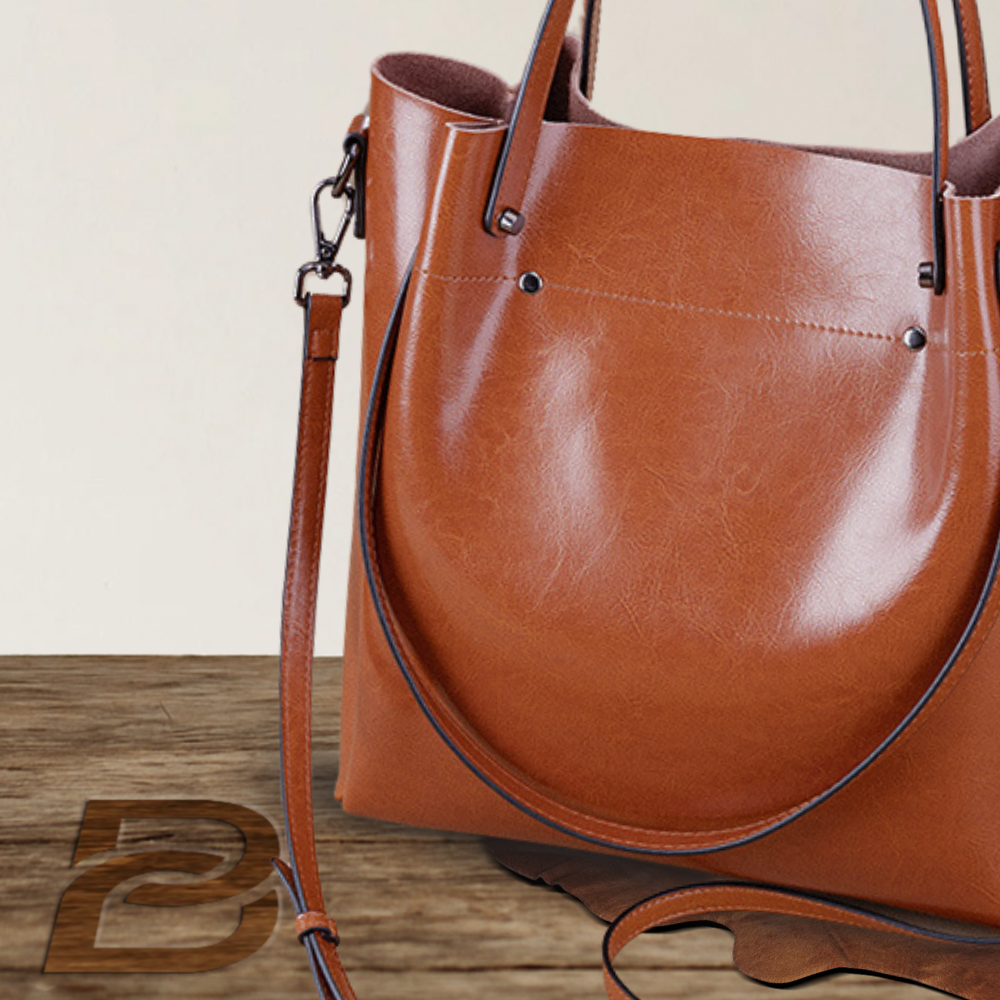 BERK | Elegante Zwei-Wege-Tasche aus echtem Leder
