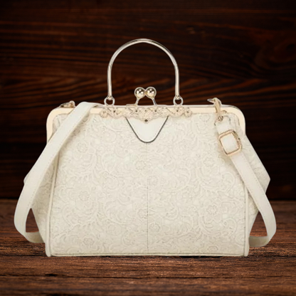 BERK | Vintage Kuss-Schloss Handtasche