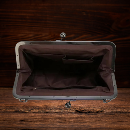 BERK | Vintage Kuss-Schloss Handtasche