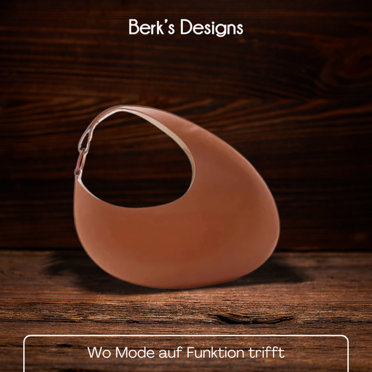 BERK | Schlichte einfarbige Hobo-Tasche