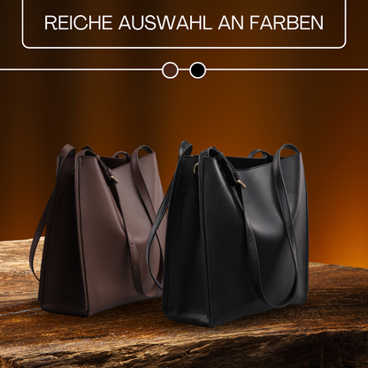 BERK | Retro-Tragetasche aus echtem Leder