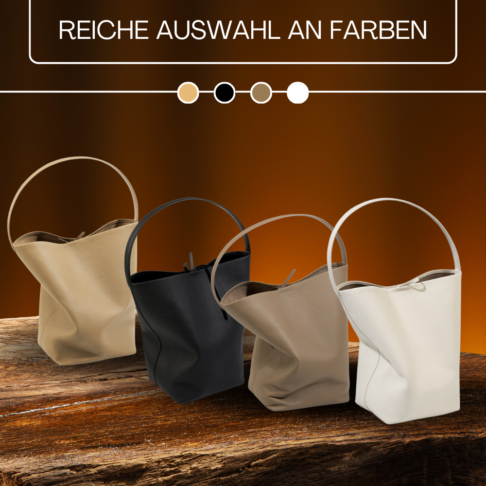 BERK | Eimertasche aus Leder im Lazy-Style