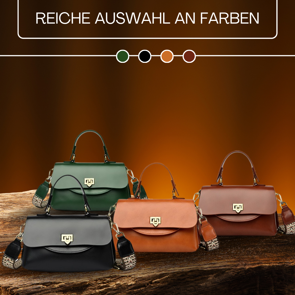 BERK | Vintage Umschlag Leder Umhängetasche