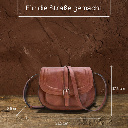 BERK | Classic Saddle Crossbody Tasche