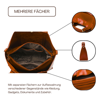 BERK | Klassische glatte Oberfläche Große Kapazität Tragetasche